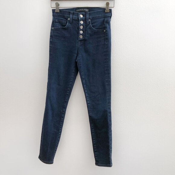 VERONICA BEARD Debbie Skinny High Rise Jeans Size 25 - Picture 1 of 10